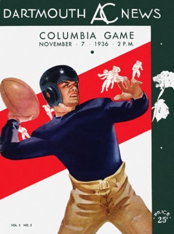 columbia dartmouth 1936 poster vs
